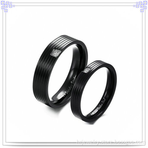 Stainless Steel Couples Jewelry Fashion Ring (HR3615)